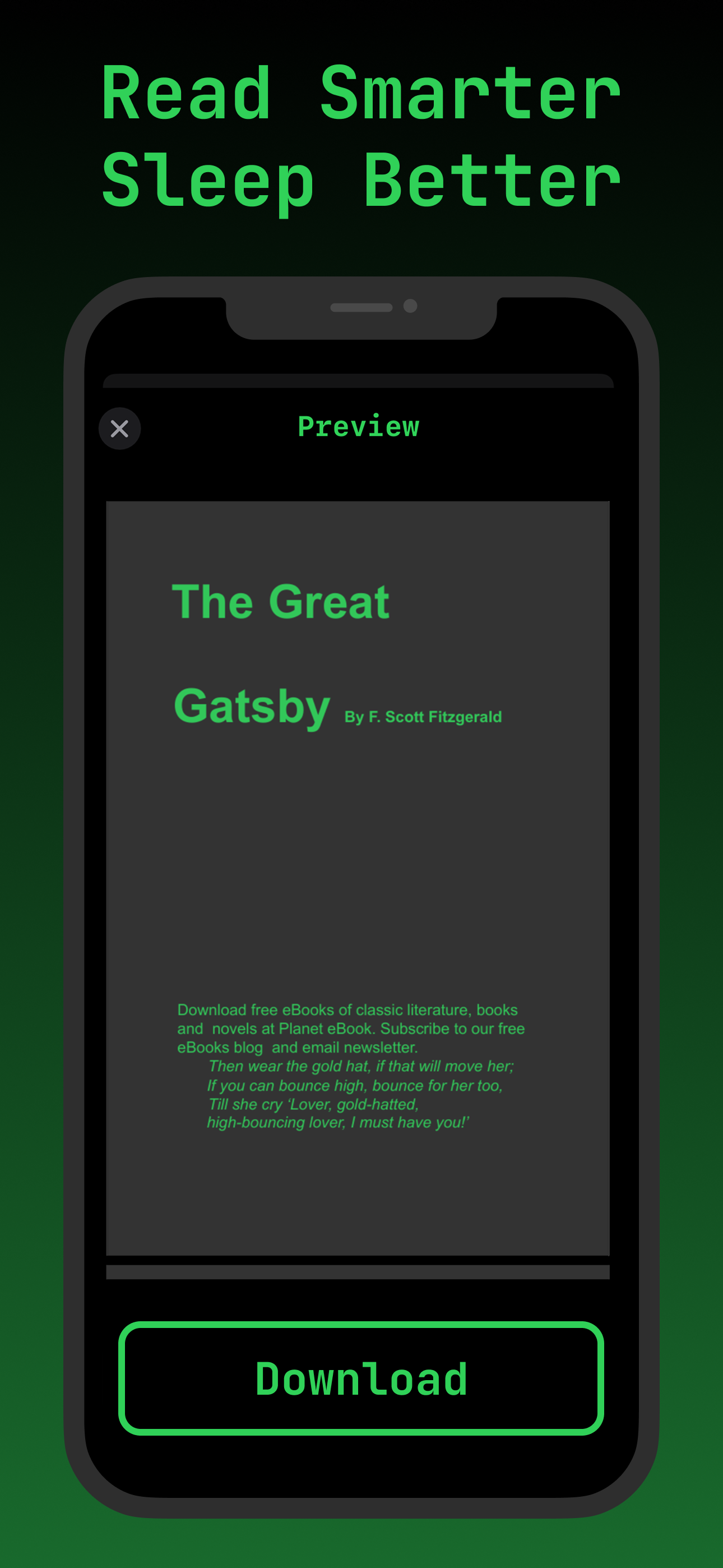 Read Smarter. Sleep Better.